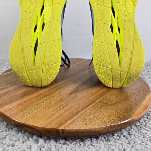 Hoka One One Carbon X Royal Blue Green Athletic Gym Daily Running Shoe Mens 11 - Picture 11 of 13